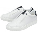 LOTUS Leon White Slip On Trainer