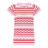 MICHA Red Striped Summer Knit