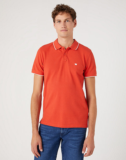 WRANGLER Polo Shirt in Paprika