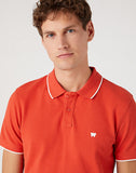 WRANGLER Polo Shirt in Paprika