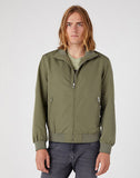 WRANGLER HARRINGTON JACKET IN DUSTY OLIVE