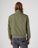 WRANGLER HARRINGTON JACKET IN DUSTY OLIVE