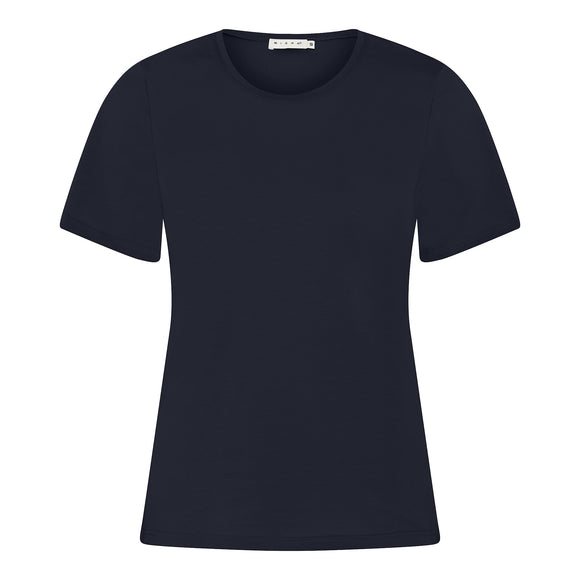 MICHA Navy Cotton T-Shirt