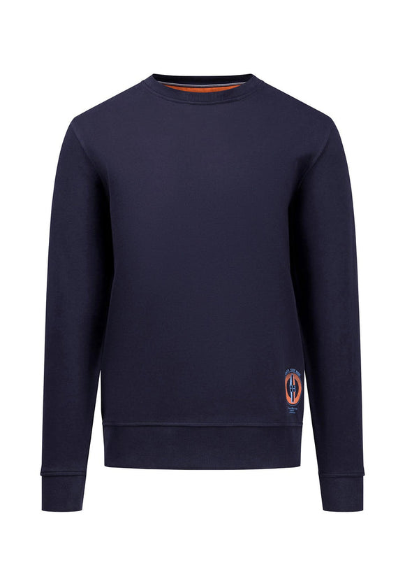 FYNCH-HATTON Crew Neck Sweatshirt Navy