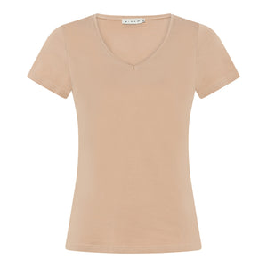 MICHA Nougat V-Neck T-Shirt