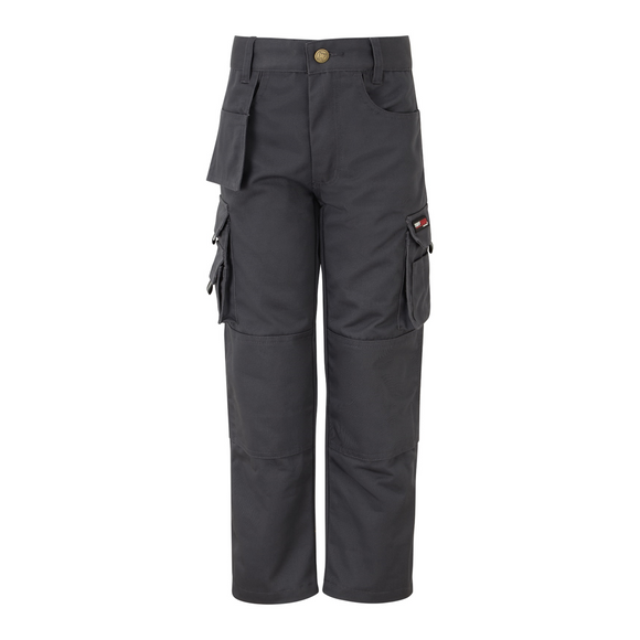 Junior Pro Work Trousers Grey - Tuff Stuff