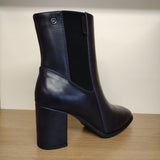 Sunchon Navy Block Heel Boot - Zanni & Co