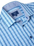 Daniel Grahame Blue Geneva Short Sleeve Casual Shirt 14441SS 21