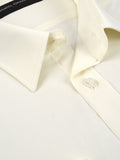 DANIEL GRAHAME Cream Long Sleeve Formal Shirt 15600/92