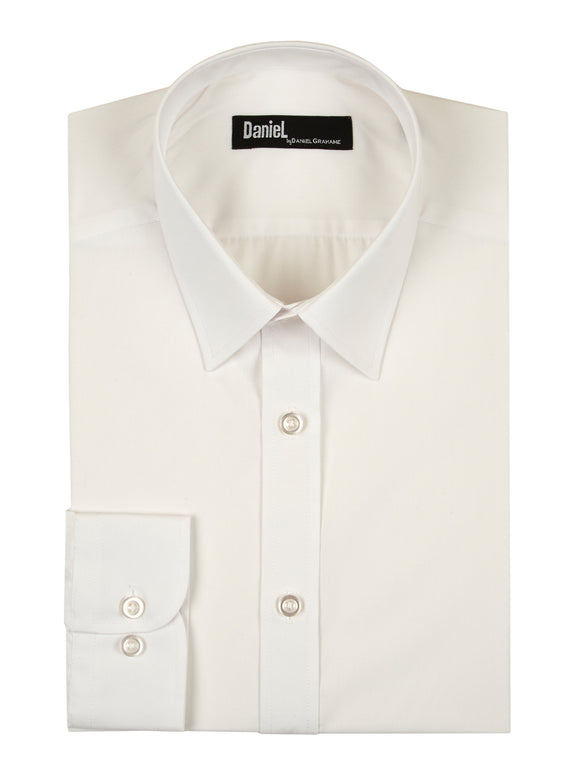 Daniel Grahame Paris Long Sleeve Formal Shirt 15400/01 White