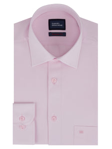 DANIEL GRAHAME Pink Long Sleeve Formal Shirt 15600/62