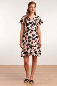 Animal Print Dress - Smashed Lemon