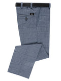 1880 Club Genaro 2 Piece Suit Blue Check