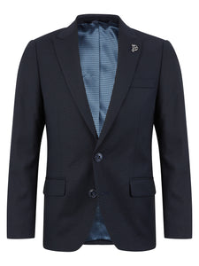 Navy 2 Piece Davoli Suit - 1880 Club