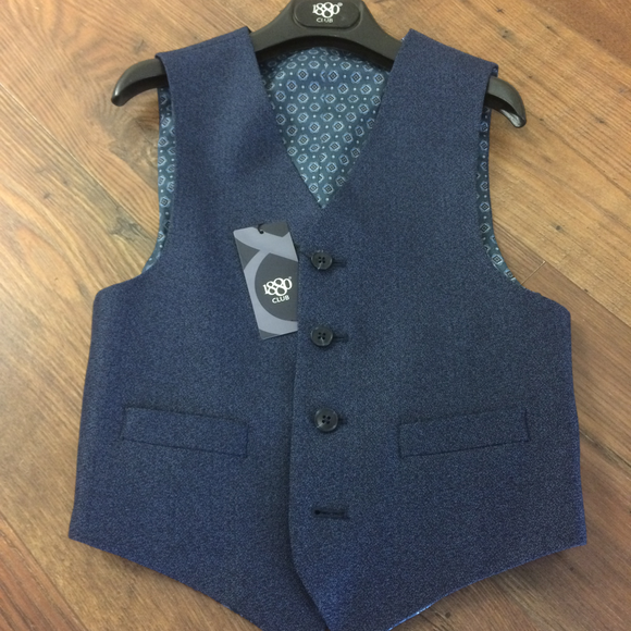 Navy Doyle Waistcoat - 1880 Club