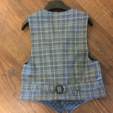 Navy Check Waistcoat - 1880 Club