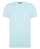 Remus Uomo Light Blue Short Sleeve Casual Top 53121A/21