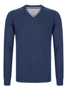 DRIFTER Dark Blue Long Sleeve V-Neck sweater 55599/ 28