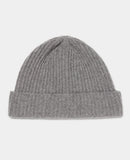 REMUS UOMO Grey Knitted Beanie Hat