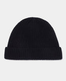 REMUS UOMO Navy Knitted Beanie Hat