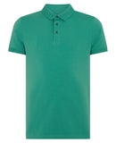 REMUS UOMO Green 3 Button Polo Shirt 58724/35