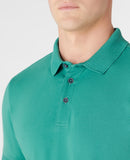 REMUS UOMO Green 3 Button Polo Shirt 58724/35