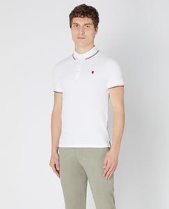 REMUS UOMO White Short Sleeve Casual Polo