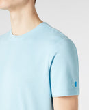 REMUS UOMO Light Blue Textured T-Shirt