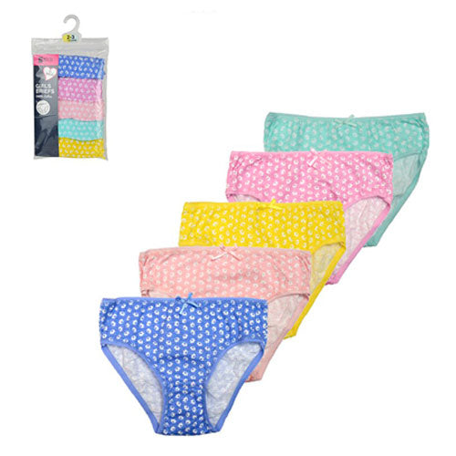 Girls 5 Pack Briefs