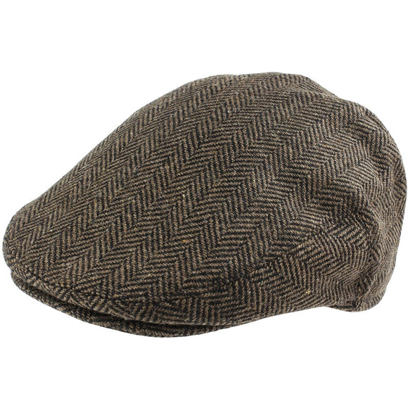 Cap Herringbone Pony Style - Brown