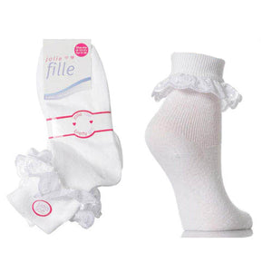 Lace Trim Ankle Sock