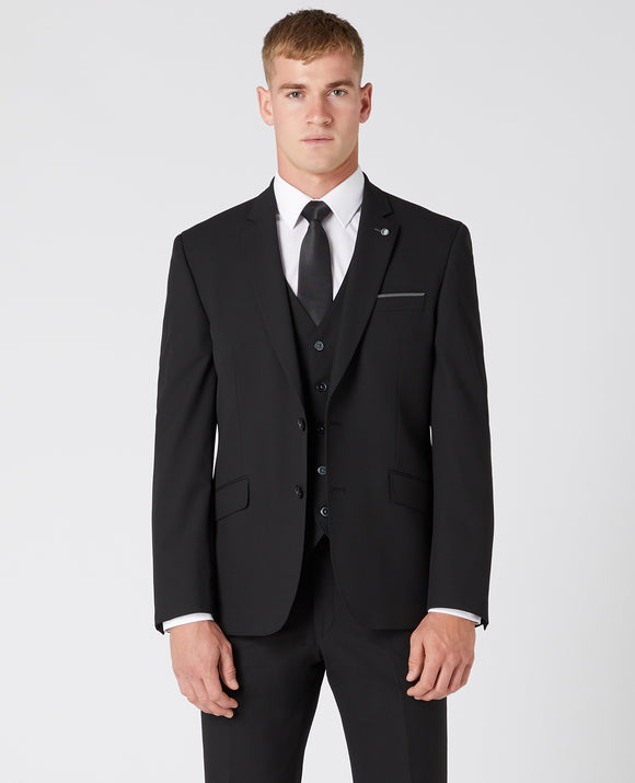 REMUS UOMO Black Palucci Mix & Match Suit Jacket 11770/00