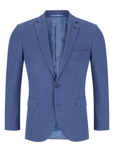 DANIEL GRAHAME Damon Blue Textured Jacket