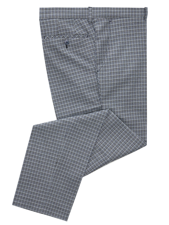 REMUS UOMO Palucci Grey Check Suit Trouser