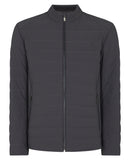 REMUS UOMO Wylie Quilted Casual Coat in Grey