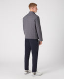 REMUS UOMO Wylie Quilted Casual Coat in Grey