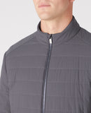 REMUS UOMO Wylie Quilted Casual Coat in Grey