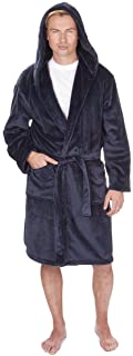 Pierre Roche Mens Supersoft Plush Fleece Dressing Gown