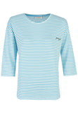 BROADWAY NYC Turquoise Striped Top