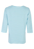 BROADWAY NYC Turquoise Striped Top