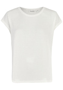 BROADWAY NYC Snow White Textured Tee