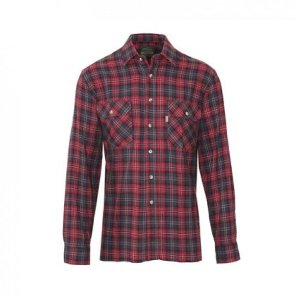 Kilbeggan Long Sleeve Cotton Shirt Red - Champion