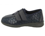 Azalea Navy Wide Fit Shoe - DB Shoes