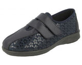 Azalea Navy Wide Fit Shoe - DB Shoes