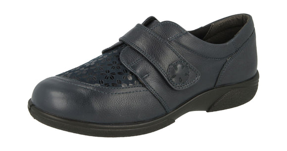 Keswick Navy Stretch Fit Shoe - DB