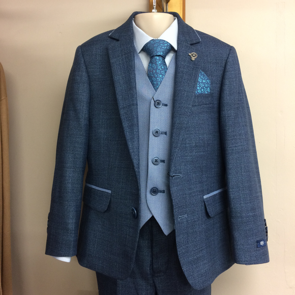 Blue Genaro Suit Jacket - 1880 Club