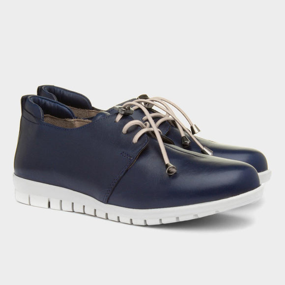 Sarah Navy Casual Shoe - Adesso