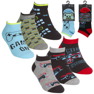 Gaming Design Trainer Sock - 3 Pair Pack