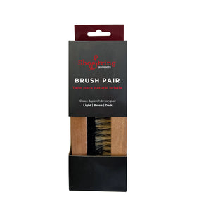 Twin Bristle Brush Set - ShoeString