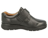 DB Shoes Beaumont Black Wide Fit Leather Shoe